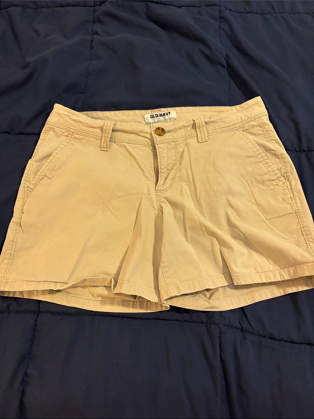 Old Navy Women's Khaki Cotton Chino Shorts